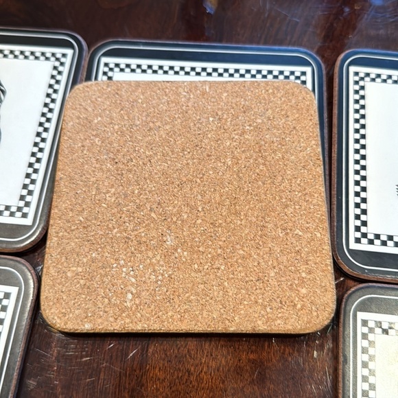 les Poules Rooster Coasters by English Life in box 6 total - Picture 5 of 6